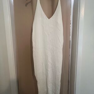 Amazon Women's White Midi Dress